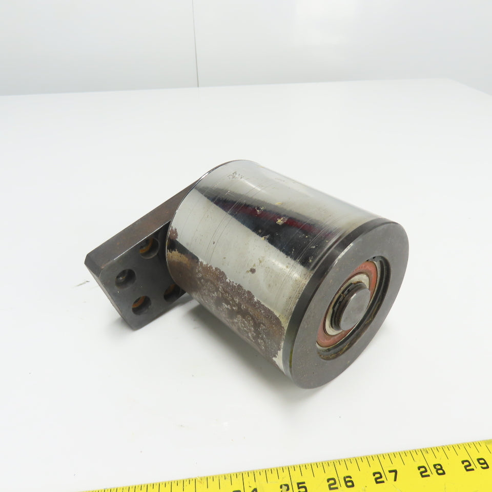 4-1/2" OD x 4-7/8" Wide Chrome Plated Bearing Roller From SCM Belt Sander