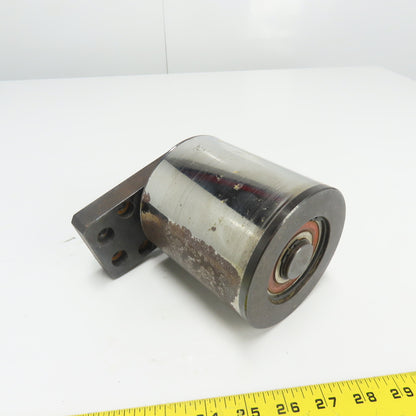 4-1/2" OD x 4-7/8" Wide Chrome Plated Bearing Roller From SCM Belt Sander