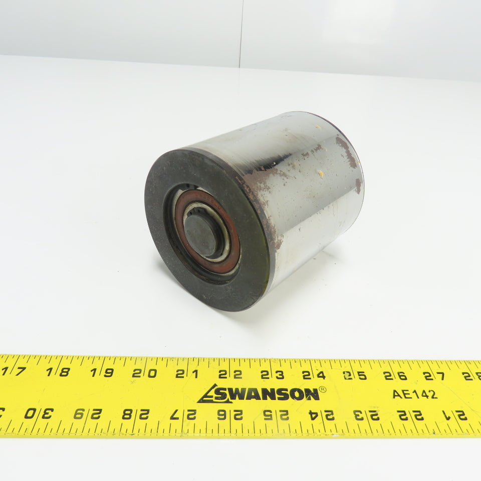 4-1/2" OD x 4-7/8" Wide Chrome Plated Bearing Roller From SCM Belt Sander
