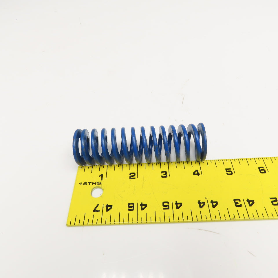 5/8" x 1-1/4" Flat Wire Compression Blue Die Spring 4-5-1/2" OAL Lot Of 16