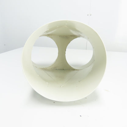 8" OD Inlet (2) 6" Outlet Steel Y Duct Connector 11-3/8" OAL