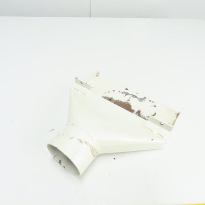 Exhaust Chip Dust Hood Chute 10" Wide 3" OD Inlet From Belt Sander