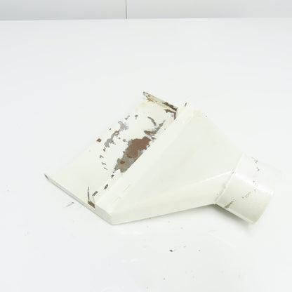 Exhaust Chip Dust Hood Chute 10" Wide 3" OD Inlet From Belt Sander