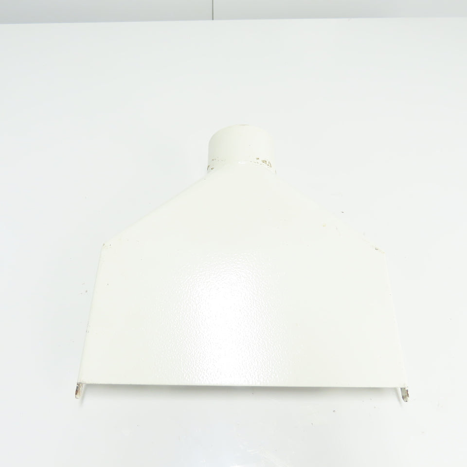 Exhaust Chip Dust Hood Chute 10" Wide 3" OD Inlet From Belt Sander