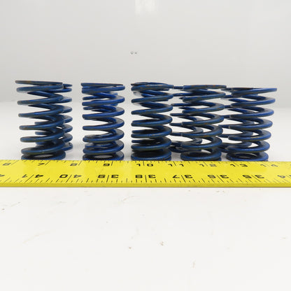 3/4" x 1-1/2" Flat Wire Compression Blue Die Spring 2.600 OAL Lot Of 10