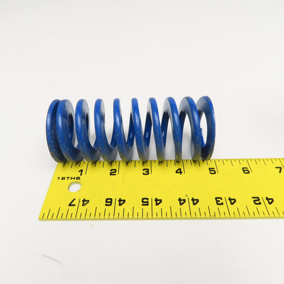1" x 2" Flat Wire Compression Blue Die Spring 4-1/2" OAL Lot Of 2