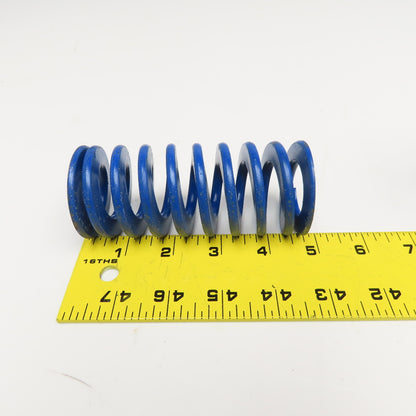 1" x 2" Flat Wire Compression Blue Die Spring 4-1/2" OAL Lot Of 2