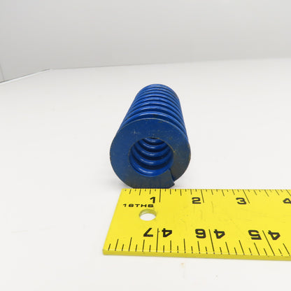 1" x 2" Flat Wire Compression Blue Die Spring 4-1/2" OAL Lot Of 2