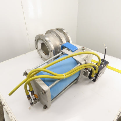 Neles-Jamesbury 7150313600XTZ2 8" 316SS Stainless Pneumatic Flanged Valve 275PSI