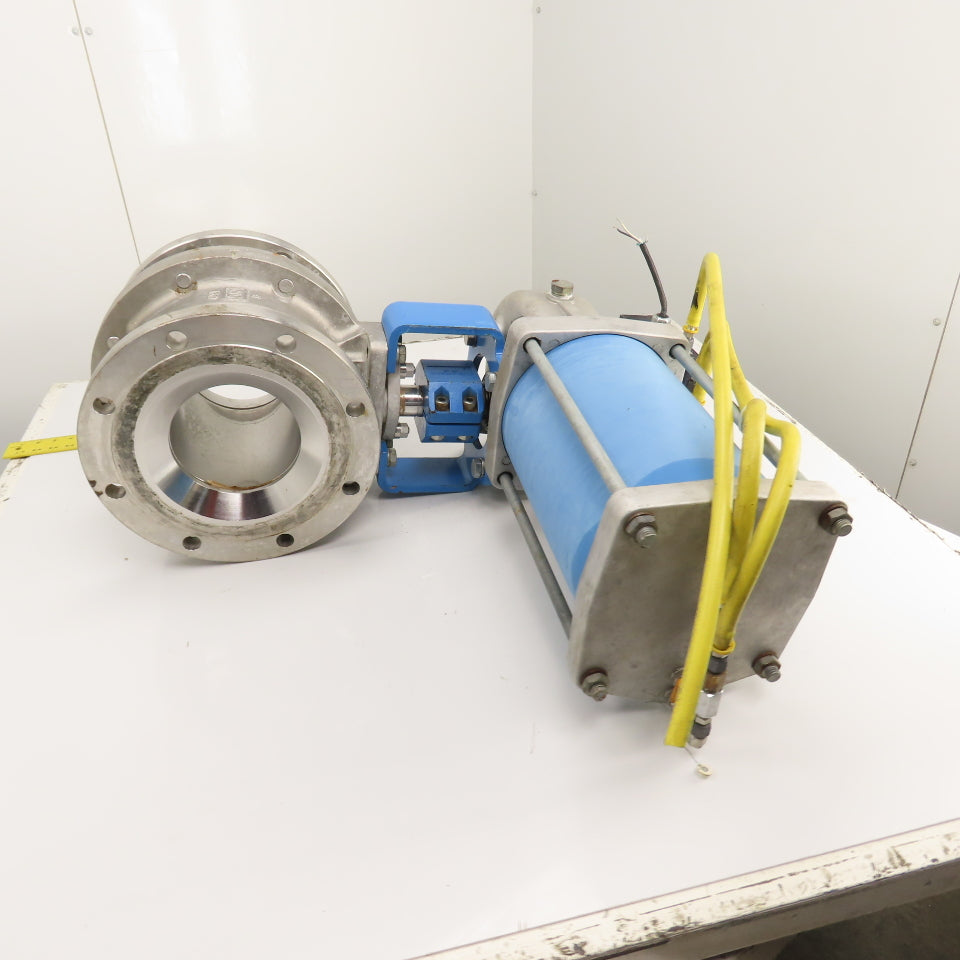 Neles-Jamesbury 7150313600XTZ2 8" 316SS Stainless Pneumatic Flanged Valve 275PSI