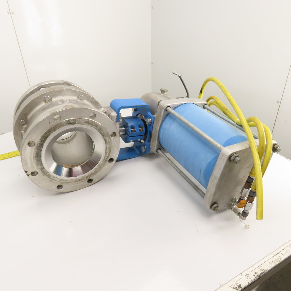 Neles-Jamesbury 7150313600XTZ2 8" 316SS Stainless Pneumatic Flanged Valve 275PSI