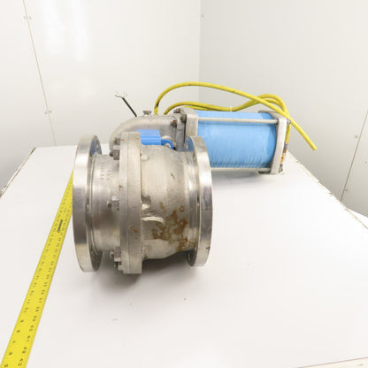 Neles-Jamesbury 7150313600XTZ2 8" 316SS Stainless Pneumatic Flanged Valve 275PSI