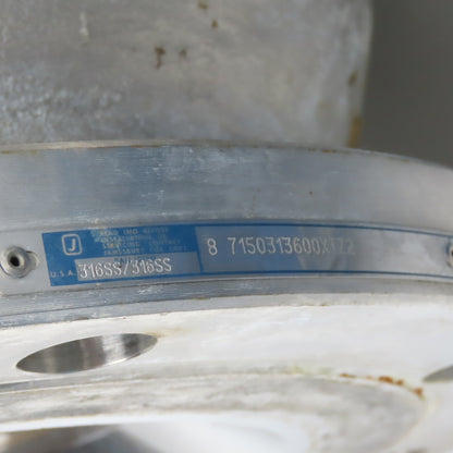Neles-Jamesbury 7150313600XTZ2 8" 316SS Stainless Pneumatic Flanged Valve 275PSI