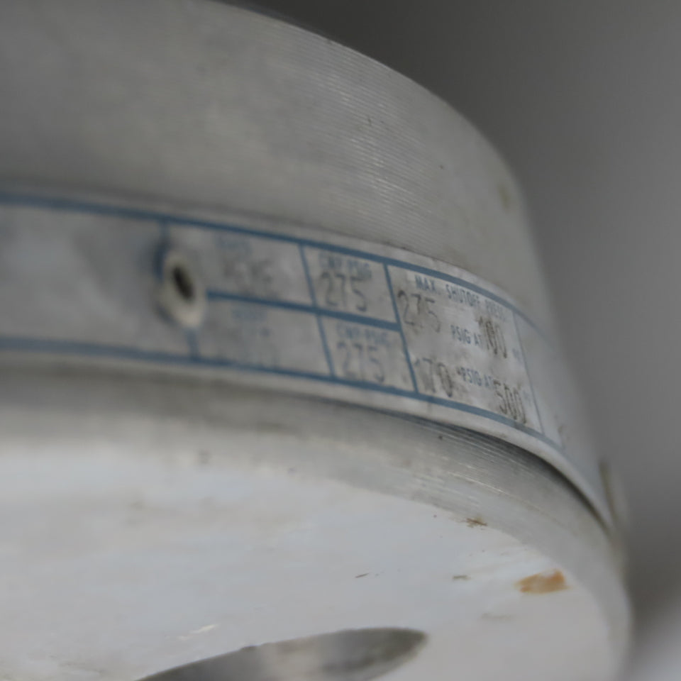 Neles-Jamesbury 7150313600XTZ2 8" 316SS Stainless Pneumatic Flanged Valve 275PSI