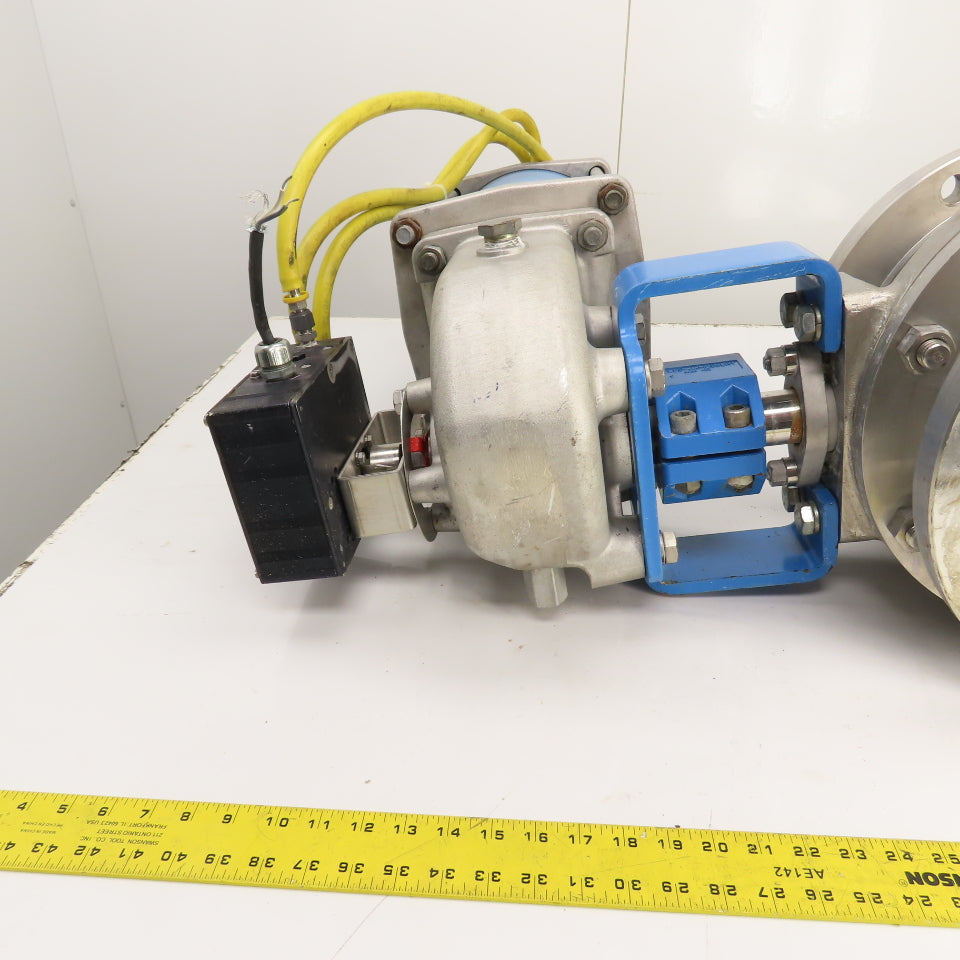 Neles-Jamesbury 7150313600XTZ2 8" 316SS Stainless Pneumatic Flanged Valve 275PSI
