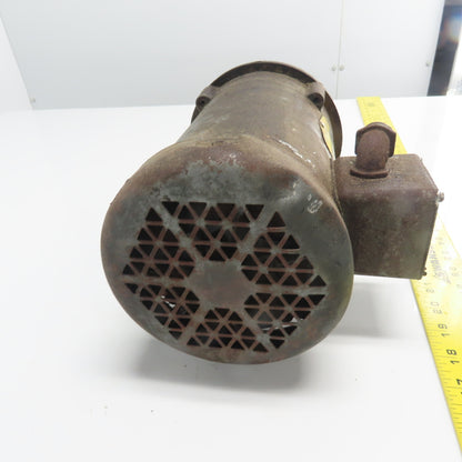 Baldor GF0513AJ 5:1 Ratio Gear Motor 350RPM Out 1/2HP 3PH 230/460V