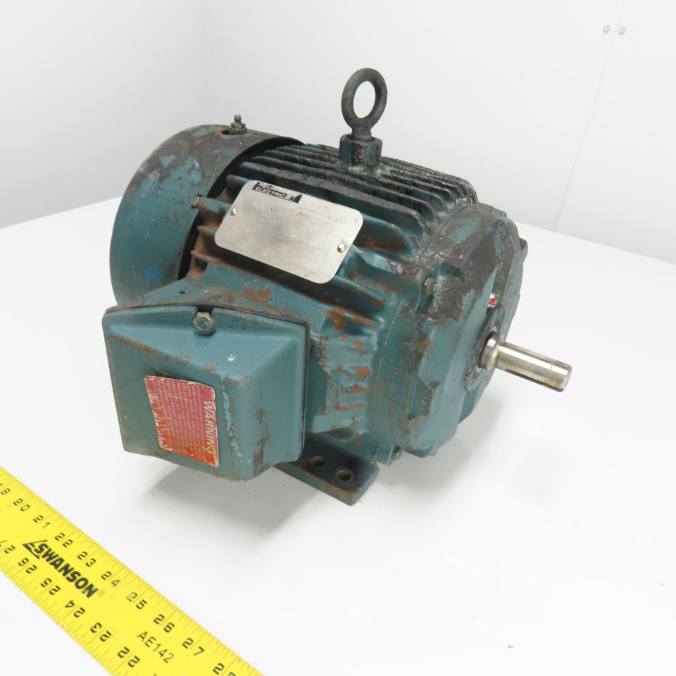 Reliance P18G3100F 1HP AC Electric Motor 3Ph 460v 1760RPM 182 Frame Tested
