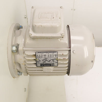 2.2kW 22" Direct Drive High Pressure Radial Blower Fan 5"x2" 460V 3PH Tested