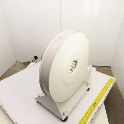 2.2kW 22" Direct Drive High Pressure Radial Blower Fan 5"x2" 460V 3PH Tested