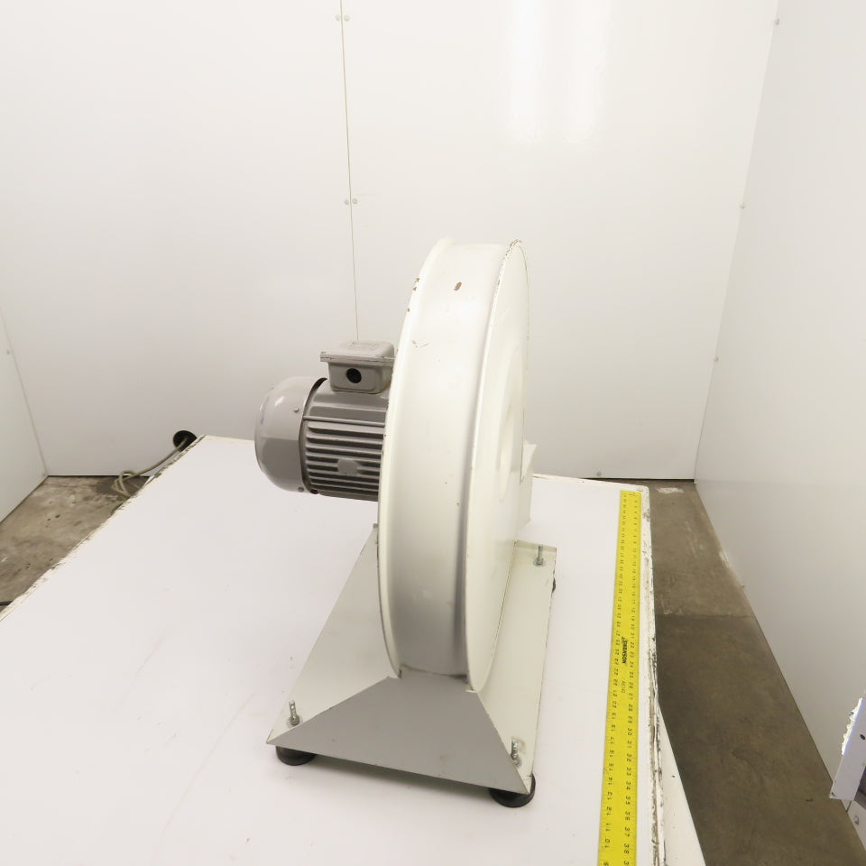 2.2kW 22" Direct Drive High Pressure Radial Blower Fan 5"x2" 460V 3PH Tested