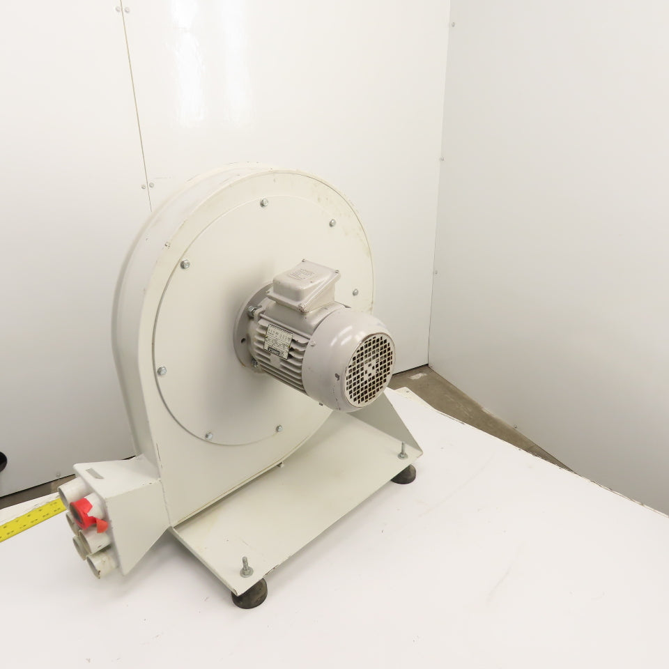 2.2kW 22" Direct Drive High Pressure Radial Blower Fan 5"x2" 460V 3PH Tested