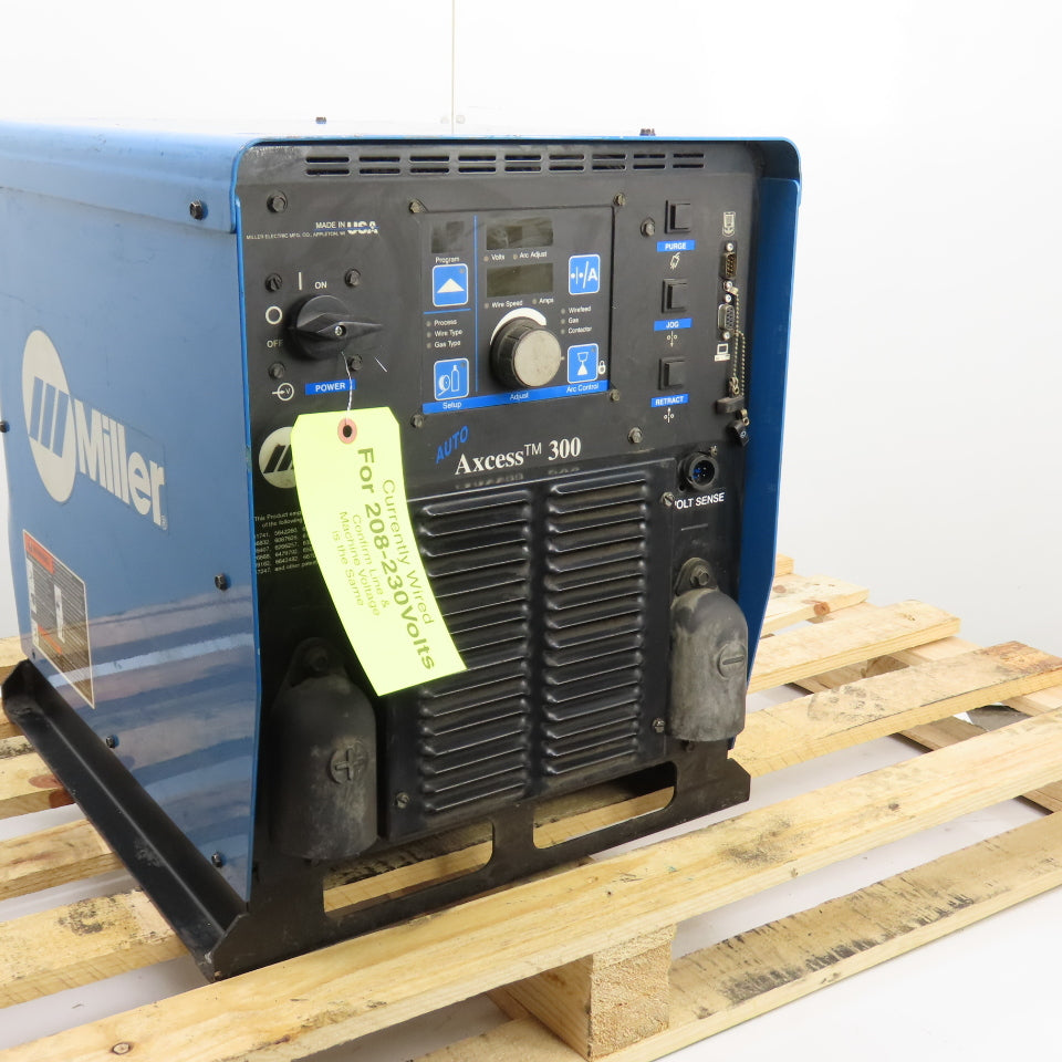 Miller Auto Axcess 300 Robotic Welder Power Supply 230/460V 225A Parts/Repair