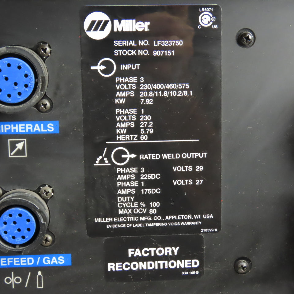 Miller Auto Axcess 300 Robotic Welder Power Supply 230/460V 225A Parts/Repair