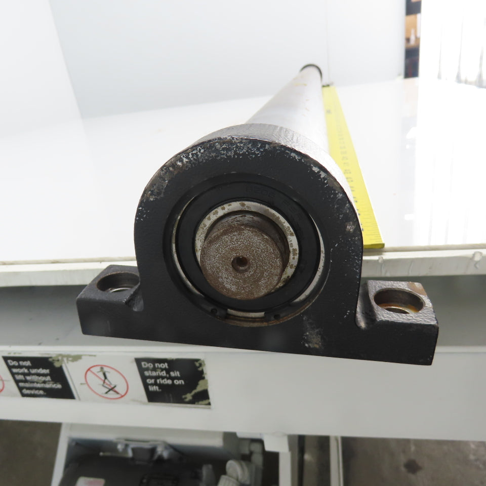 2-3/4" OD x 55" Face Heavy Duty Gravity Conveyor Steel Roller W/ 2 Bearings