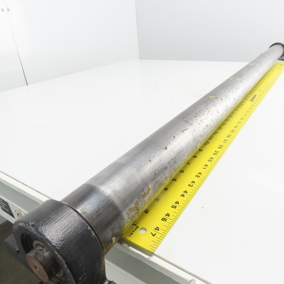 2-3/4" OD x 55" Face Heavy Duty Gravity Conveyor Steel Roller W/ 2 Bearings