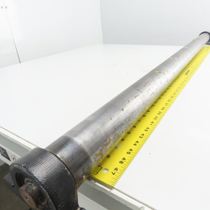 2-3/4" OD x 55" Face Heavy Duty Gravity Conveyor Steel Roller W/ 2 Bearings
