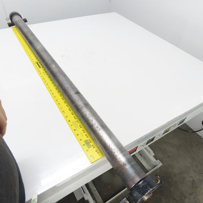 2-3/4" OD x 55" Face Heavy Duty Gravity Conveyor Steel Roller W/ 2 Bearings