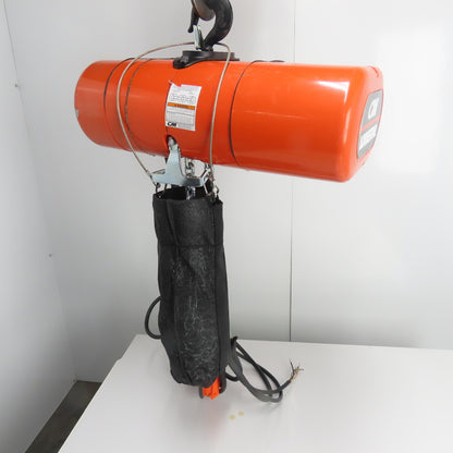 CM Lodestar Model L 1 Ton 2000LB Electric Chain Hoist 16FPM 20'Lift 3Ph 230/480V
