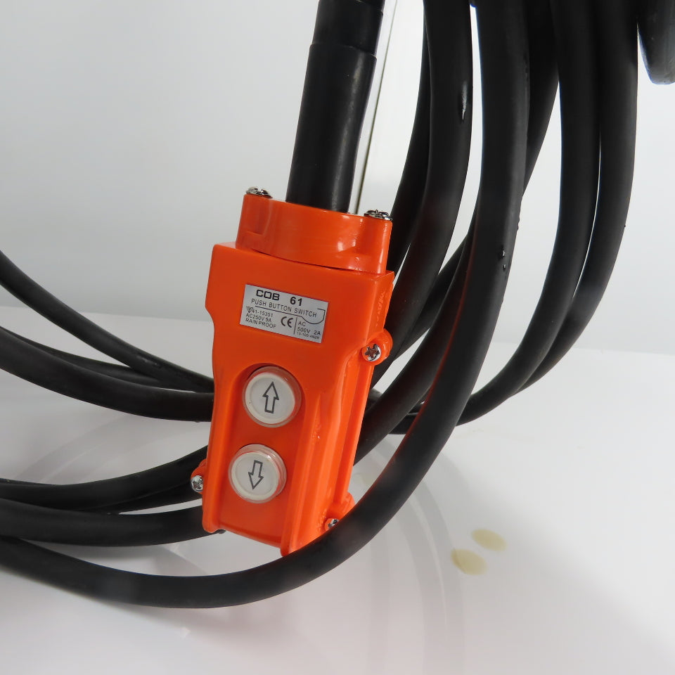 CM Lodestar Model L 1 Ton 2000LB Electric Chain Hoist 16FPM 20'Lift 3Ph 230/480V