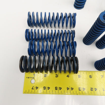 Mixed Lot Flat Wire Compression Blue Die Spring Lot Of 9 Lbs.