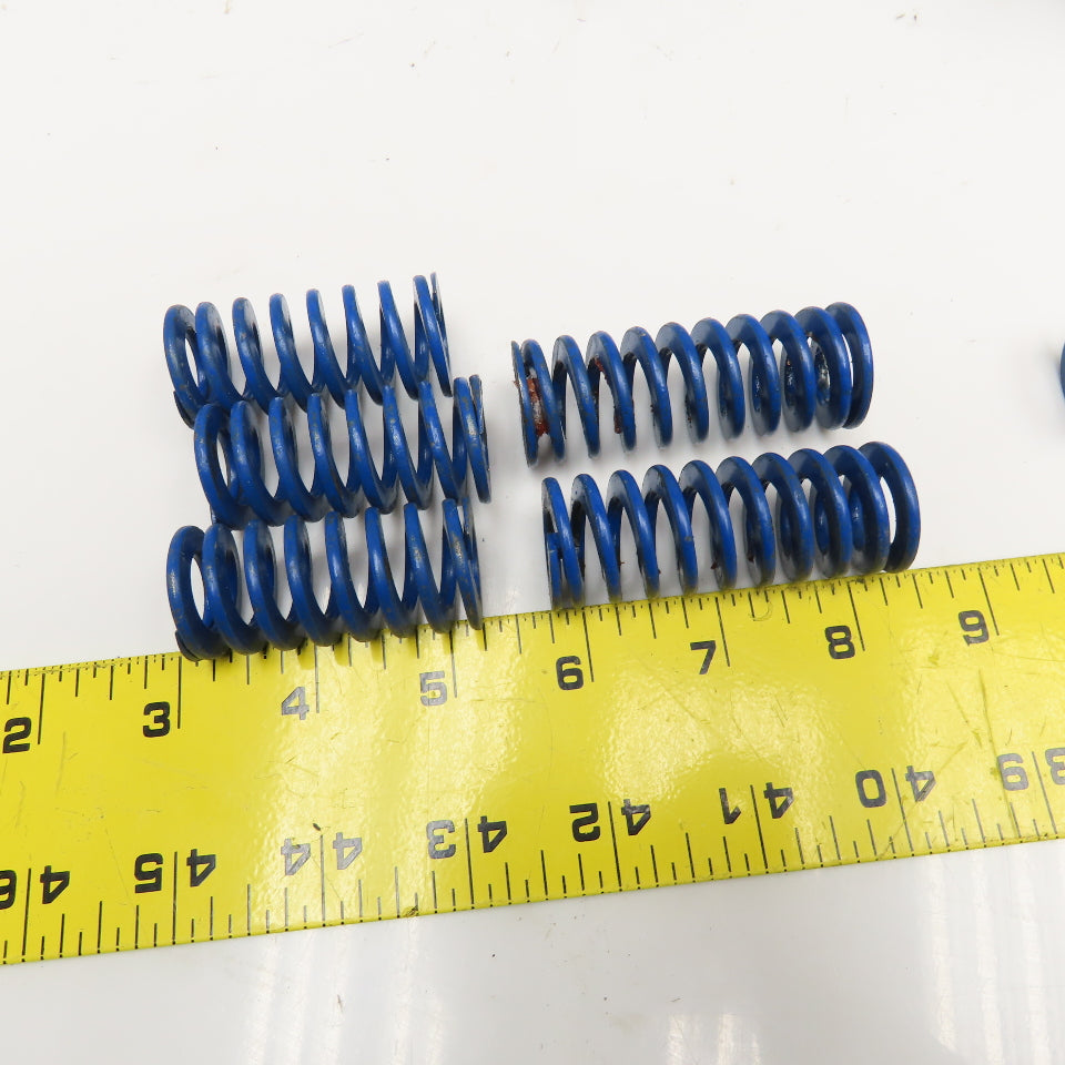 Mixed Lot Flat Wire Compression Blue Die Spring Lot Of 9 Lbs.