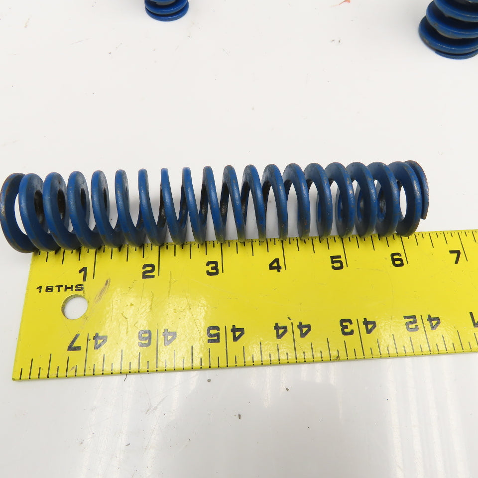 Mixed Lot Flat Wire Compression Blue Die Spring Lot Of 9 Lbs.