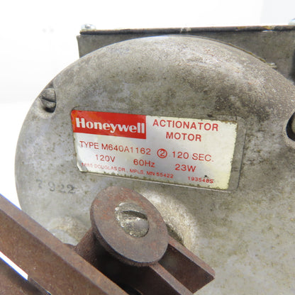 Honeywell M640A1162 120-Sec Actionator Motor 120V 60HZ