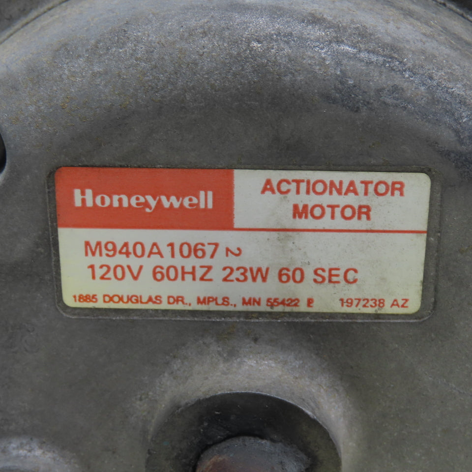 Honeywell M940A1067 60-Sec Actionator Motor 120V 60HZ 23W