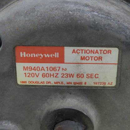 Honeywell M940A1067 60-Sec Actionator Motor 120V 60HZ 23W