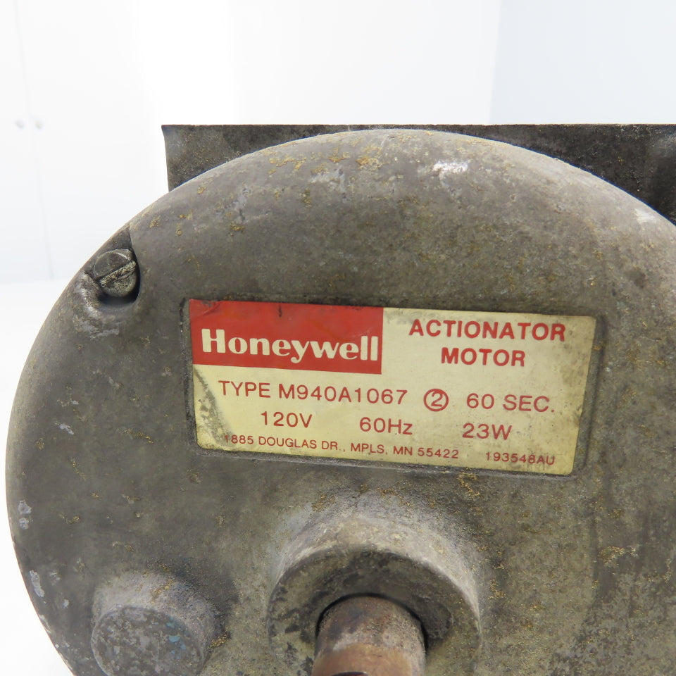 Honeywell M940A1067 60-Sec Actionator Motor 120V 60HZ 23W