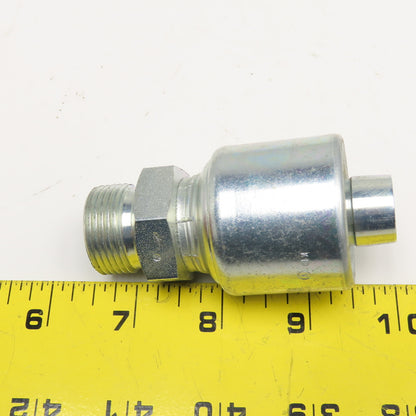 Gates 12G12MBSPP 3/4" ID Hose x 3/4-14 MBSPP Crimp Hydraulic Hose Fitting
