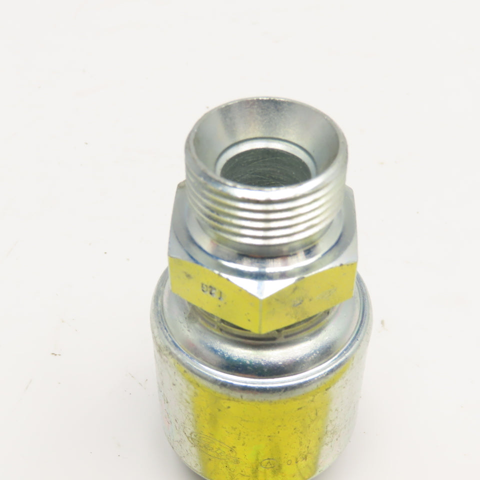 Gates 12G12MBSPP 3/4" ID Hose x 3/4-14 MBSPP Crimp Hydraulic Hose Fitting