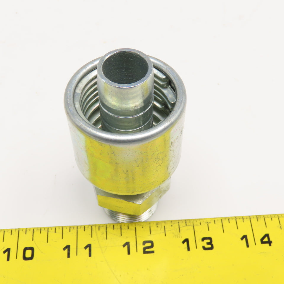Gates 12G12MBSPP 3/4" ID Hose x 3/4-14 MBSPP Crimp Hydraulic Hose Fitting