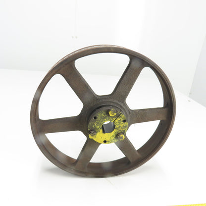 Hub SH 10" x 1-9/16" W Flat Belt Bulley Wheel 2450RPM 7/8" Bore