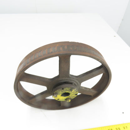 Hub SH 10" x 1-9/16" W Flat Belt Bulley Wheel 2450RPM 7/8" Bore