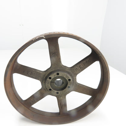 Hub SH 10" x 1-9/16" W Flat Belt Bulley Wheel 2450RPM 7/8" Bore