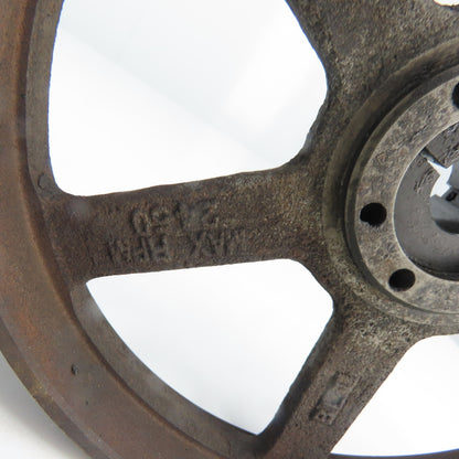 Hub SH 10" x 1-9/16" W Flat Belt Bulley Wheel 2450RPM 7/8" Bore
