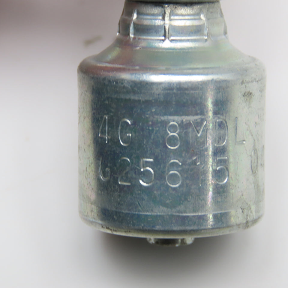 Gates 4G8MDL 1/4" ID Hose x M14x1.5 Male DIN 45° Cone Crimp Hydraulic Fitting