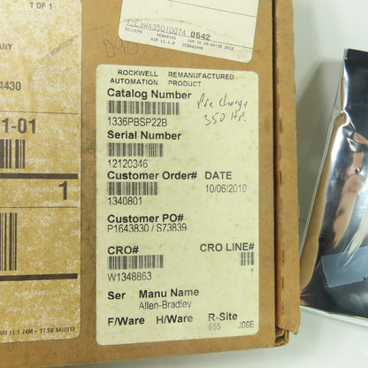 Allen Bradley 1336-PB-SP22B Precharge PC Board 75-800HP 575V New