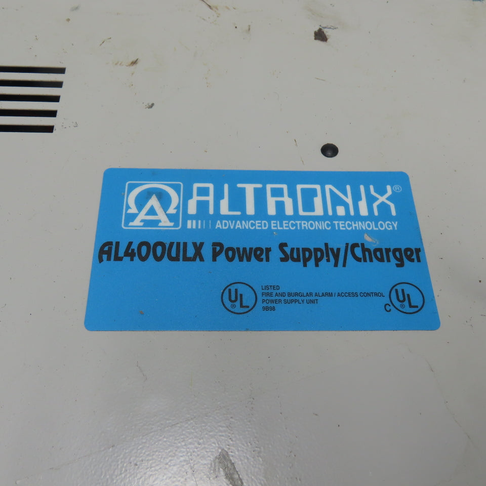 Altronix AL400UL Regulated Power Supply Charger 12/24VDC Output 115VAC Input